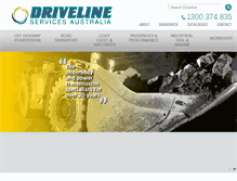 Tablet Screenshot of driveline.com.au